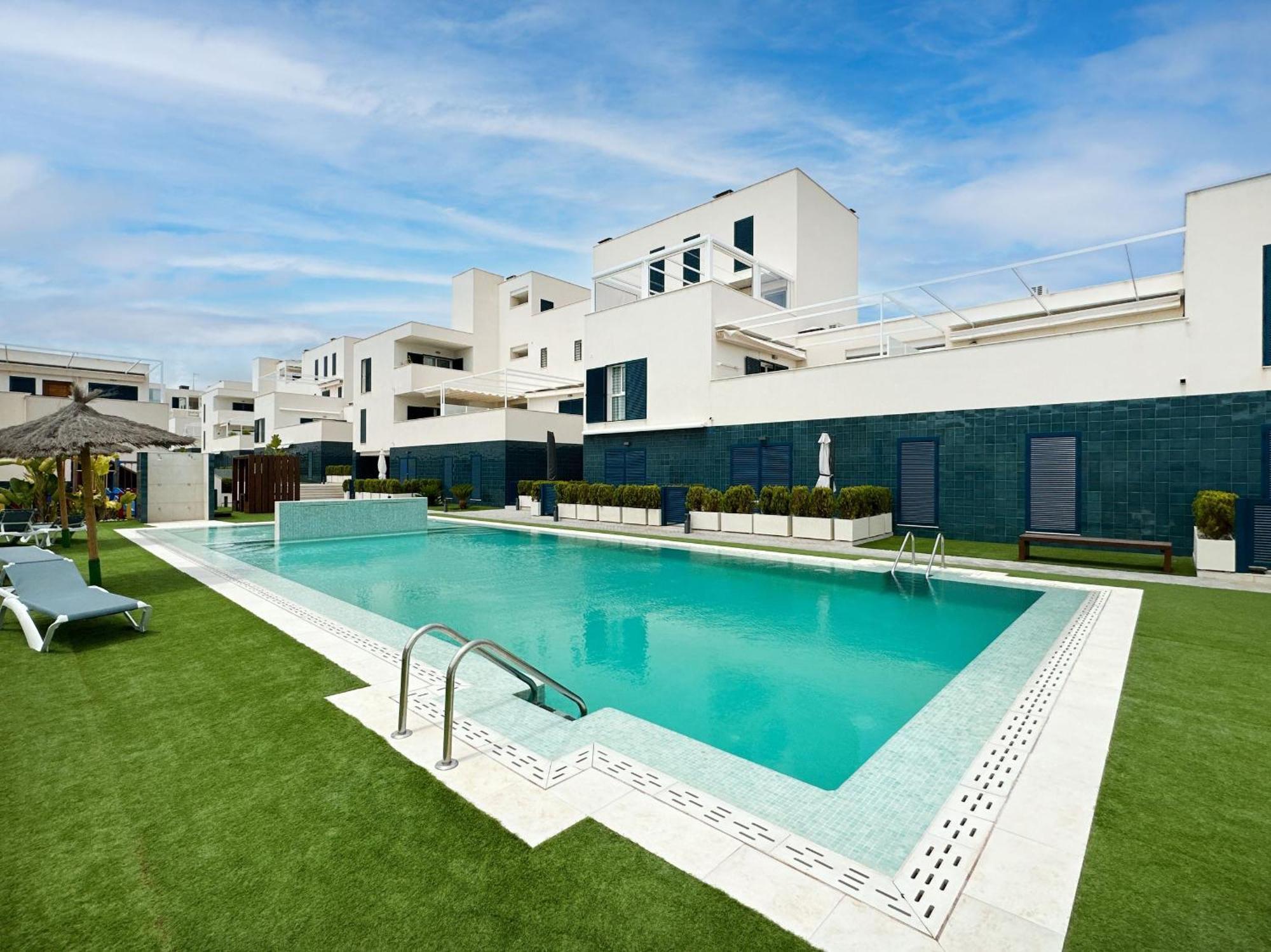 Turquesa Del Mar - Sun & Beach & Golf & Bike - Large Terrace Ground-Floor Spanish Apartment Dehesa de Campoamor  エクステリア 写真